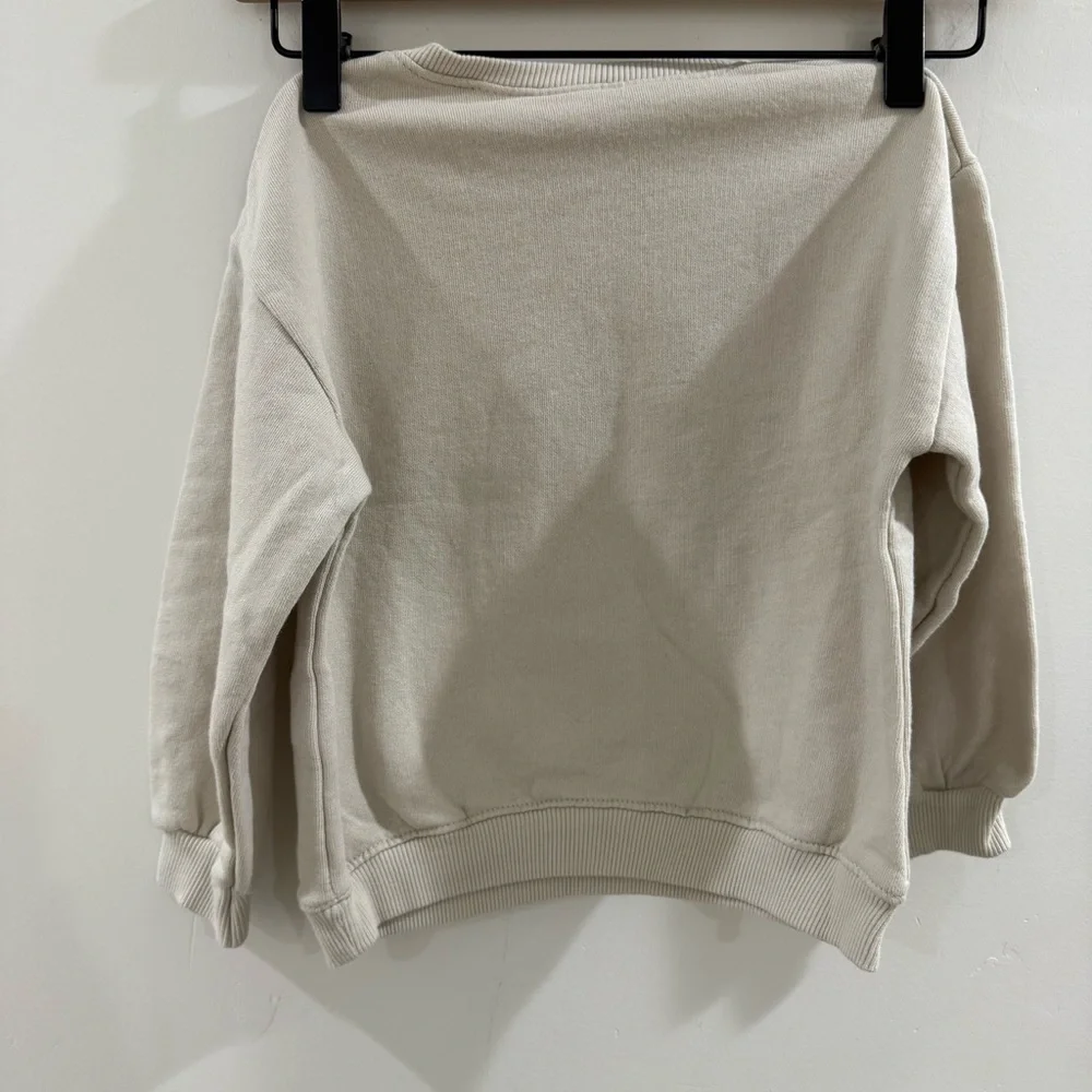 ZARA | favorite friends always joy tiger crew neck sweatshirt